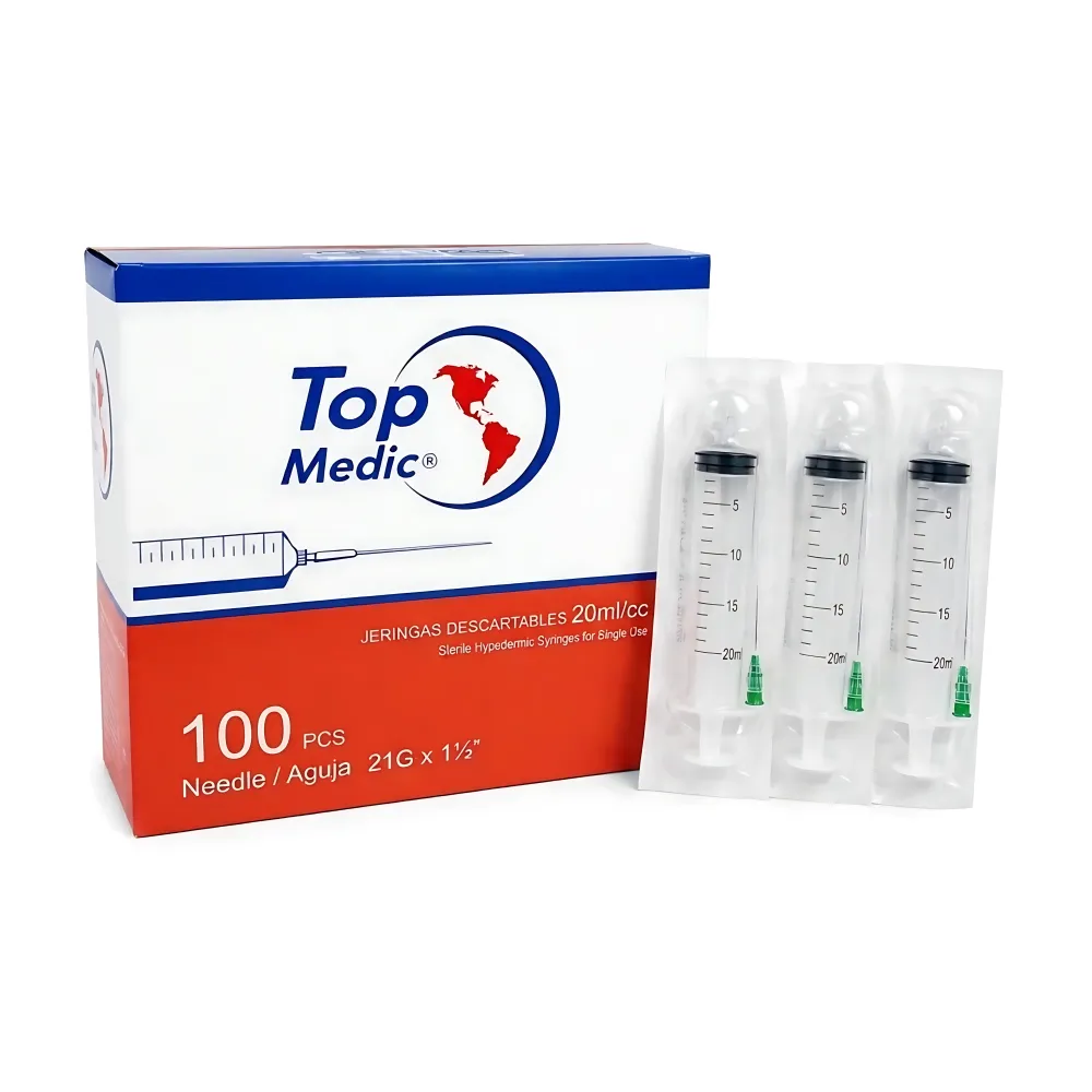 Agujas Hipodérmicas Topmedic x 100 Unidades | Labortech