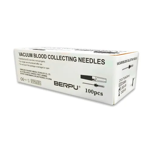 Aguja para Extracción al Vacío 21G BERPU x 100 | Labortech