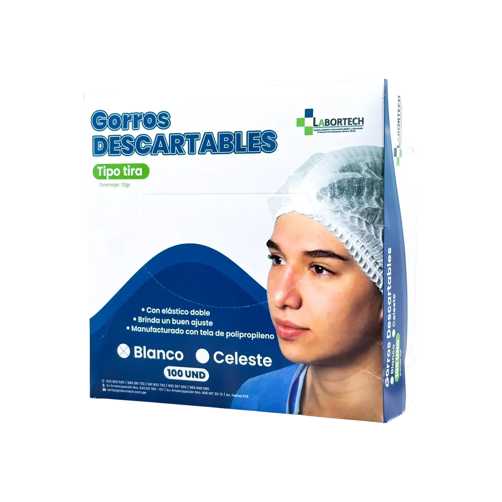 Gorros Descartables de TNT | Labortech